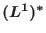 $(L^1)^*$
