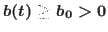 $b(t)\geq b_{0}>0$
