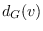 $d_G(v)$