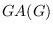 $GA(G)$