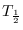 $T_{1\over 2}$
