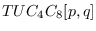 $TUC_4C_8[p,q]$