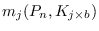$m_j(P_n,K_{j\times b})$